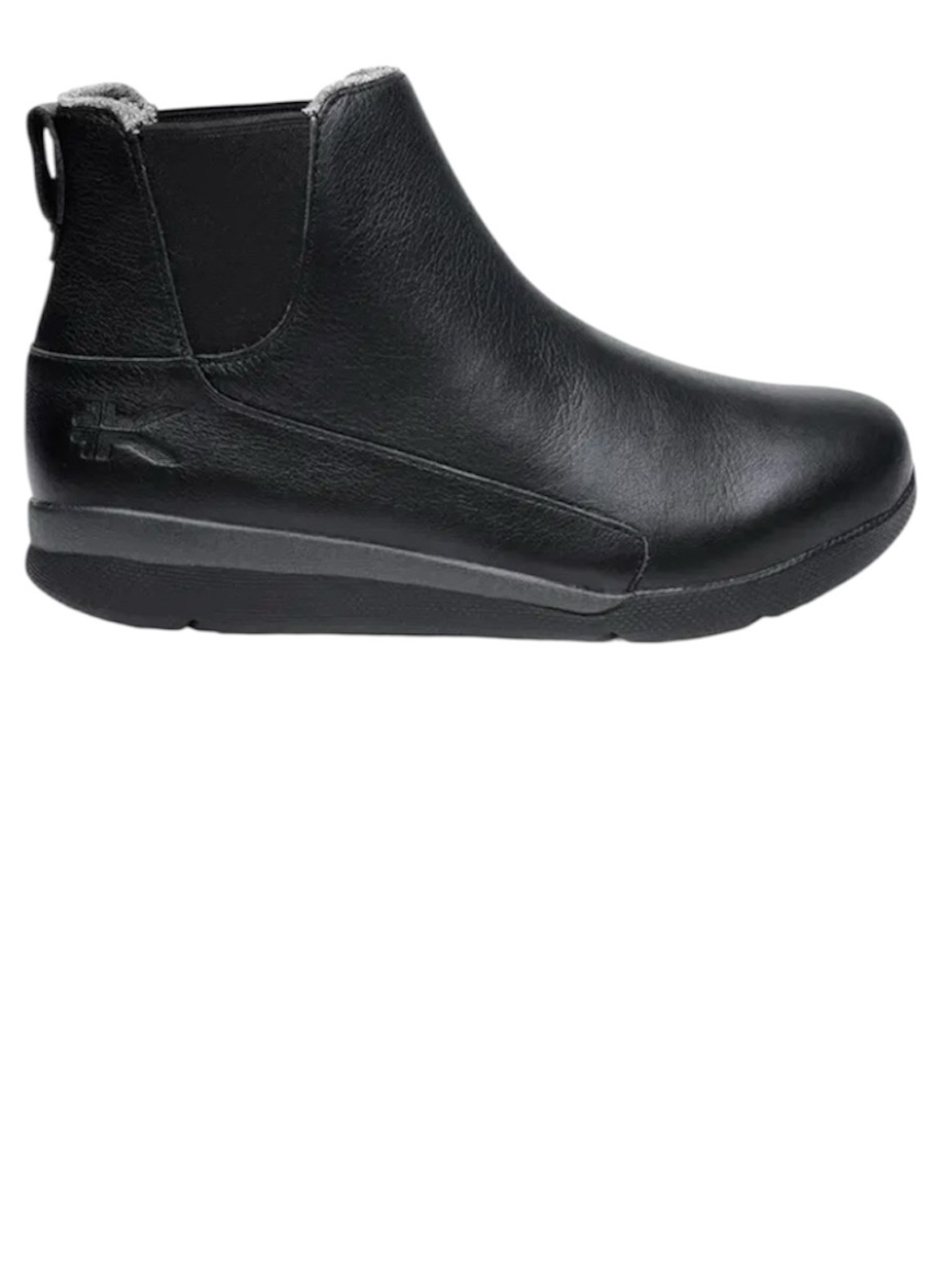 Kuru Black Leather Chelsea Ankle Boot size 11M Winter